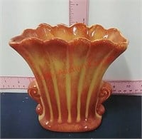Boys Town Souvenir Pottery fan vase