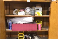 Contents of  cabinet middle section