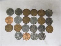 SELECTION OF LINCOLN WHEAT PENNIES AND MORE