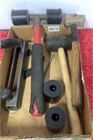 Lot of hammers and misc.