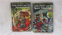 2PC VINTAGE TOM SWIFT BOOKS - SPACE SOLARTRON