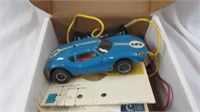 VINTAGE COX CONTROLLER AND #5 FORD GT RACE CAR