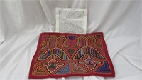 MOLA TEXTILE ART WORK BY THE CUNA INDIANS -
