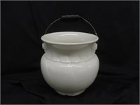 CERAMIC CHAMBER POT WITH HANDLE MARKED
