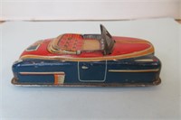 Vintage Tin  Toy Friction Car Japan 3.5'" L Works
