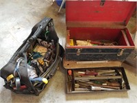 Assorted Tools and Toolboxes
