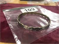 STERLING SILVER BANGLE