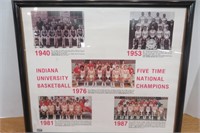 Indiana I U Basketball 5 Time National  Champs