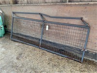 Mesh pipe gate; bent 10’