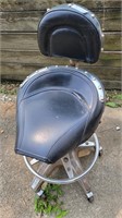 Motorcycle seat stool