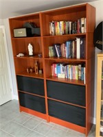 2 book shelves (not contents)