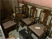 6 diningroom chairs