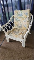 Oversized Wicker Chair w/cushion