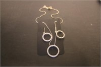 NR Earrings & Necklace 10"