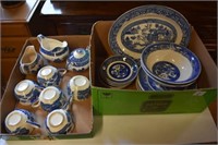 Blue Willow China 2 Boxes