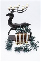 Magnificent Metal Reindeer Candleholder & More