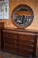 Cindy Crawford 10 Drawer Dresser w/Mirror