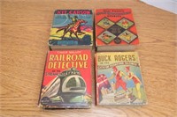 Vintage Big Little Books Railroad  Detective +