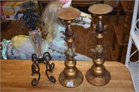 3 Decorative Candle Stands