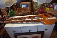 Wooden Made in Philipines Fork & Spoon
