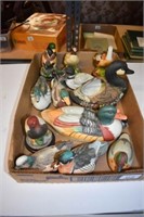 Box Lot Ceramic Ducks
