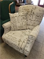 FAMOUS QUOTE UPHOLSTERED CHAIR