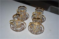 Turkish Teacups & Saucers