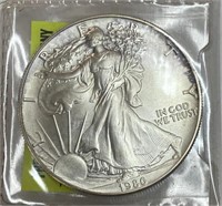 1986 AMERICAN SILVER EAGLE SILVER DOLLAR