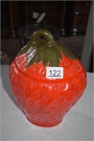 Ceramic Strawberry Cookie Jar