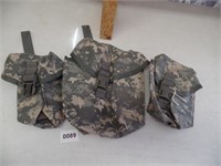 3 Military Pouches