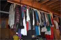 Large Lot of Clothes on Left