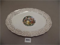 Royal Queen 22KT Gold Platter