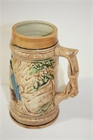 Antique Netherlands ceramic beer mug
