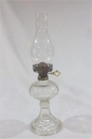 vintage victorian 19th century oil lamp  lantern