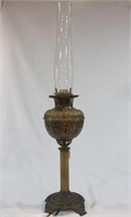 B&H vintage victorian 19th century oil lamp lanter