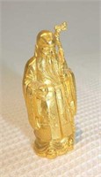 chinese gold-plated copper figure