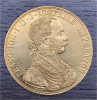 1915 Gold Austria Coin