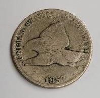 1857 U.S. Flying Eagle Penny