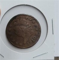 1810 U.S. Large One-Cent Coin