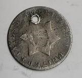 Silver U.S. 3-Cent Coin