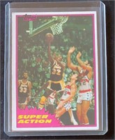 1981 Topps Magic Johnson Super Action Card