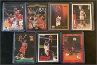 (7) Mint Michael Jordan Cards