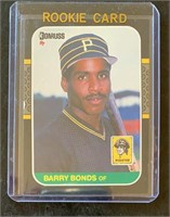 Mint 1987 Donruss Barry Bonds Rookie Card