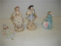 Ceramic Figurines  Tallest - 9 Inches  (1