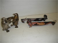 Decorative Metal Penguins & Dash Hounds
