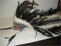Native American Plains Indian Chiefs Head Dress