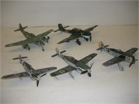 WWII German Fighter Models  Plastic