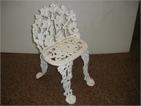 Wrought Iron Chair  27 Inches Tall