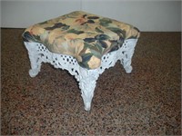 Wrought Iron Stool  12x12x9 Inches