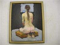 "15 Minutes" Oil Painting   1994  8x10 Inches